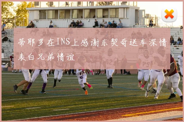 蒂耶罗在INS上感谢东契奇送车深情表白兄弟情谊